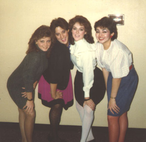 time traveling again, back to the 80's as you can see -- can you tell which one is Lauren?